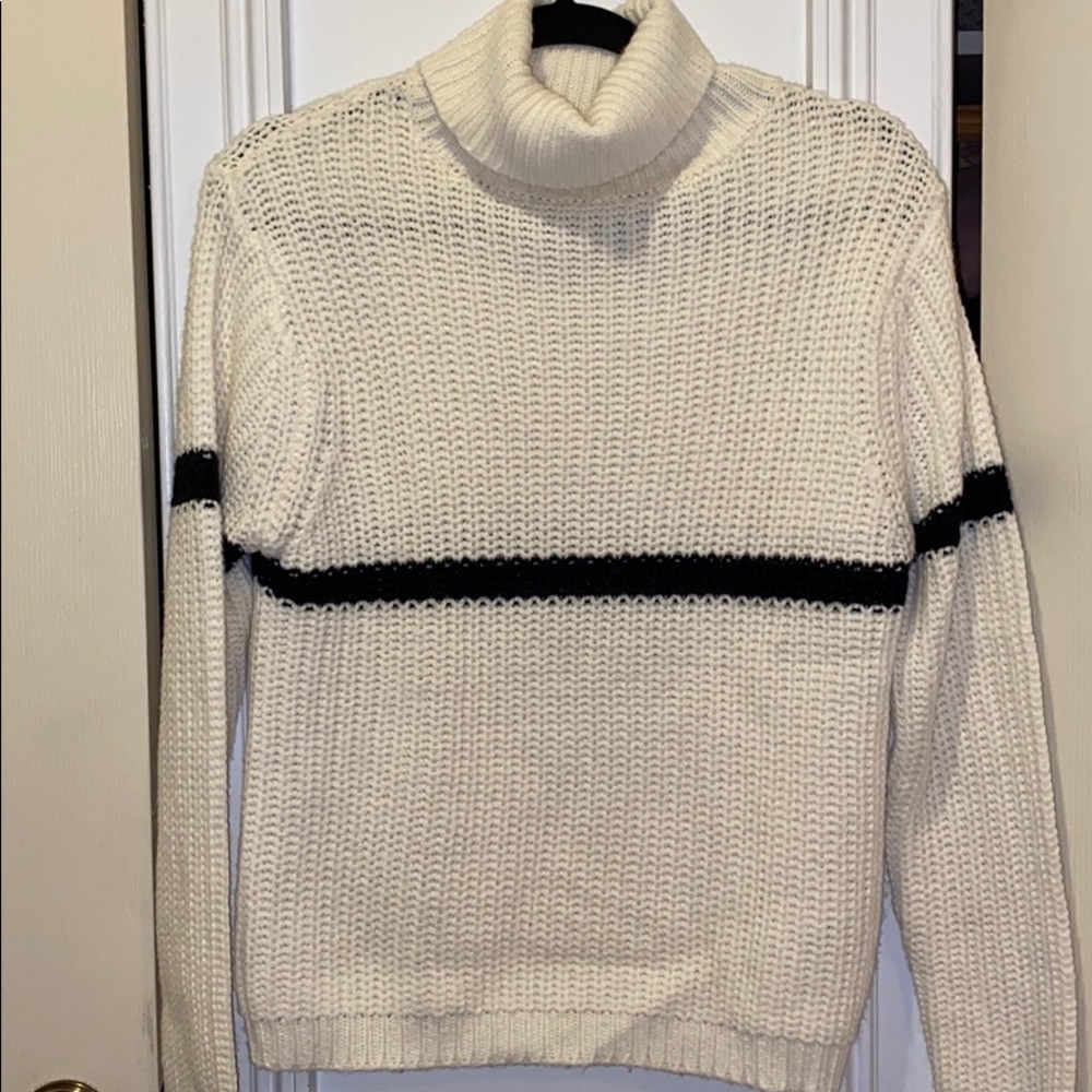 White turtleneck